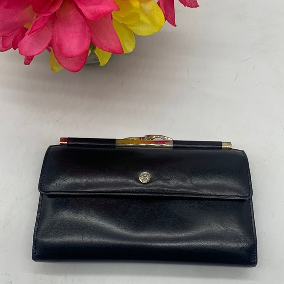 Edward Harvey Black Leather Wallet - Picture 1 of 10